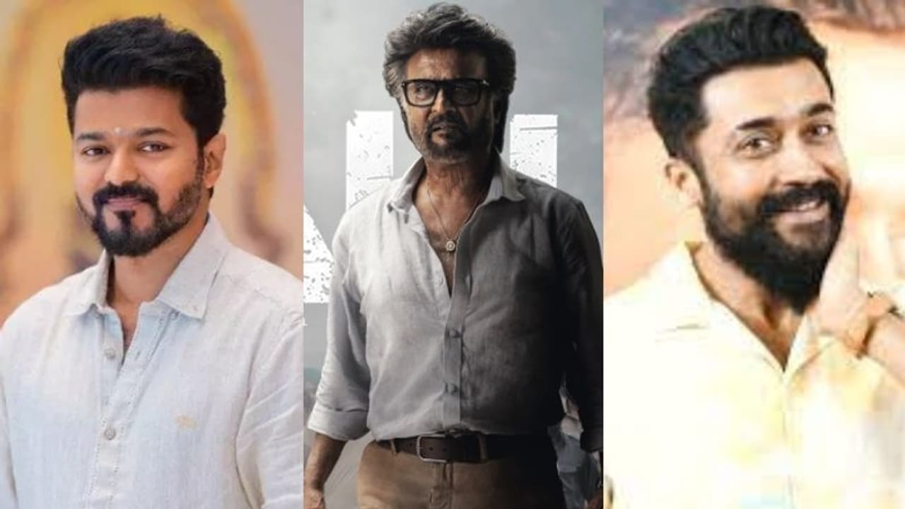 'ജയിലർ' കത്തിക്കയറിയിട്ടും നാലാം സ്ഥാനത്തേക്ക് തള്ളപ്പെട്ട് രജനി; മുന്നിൽ ഇവർ, ജനപ്രീതിയിലെ തമിഴ് താരങ്ങൾ