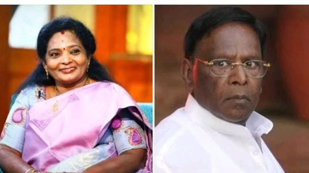 ரகசிய காப்பு பிரமாணத்தை மீறிட்டாங்க.... உடனடியாக ஆளுநர் தமிழிசை பதவி விலகனும்..! நாராயணசாமி அதிரடி ரகசிய காப்பு பிரமாணத்தை மீறிட்டாங்க.... உடனடியாக ஆளுநர் தமிழிசை பதவி விலகனும்..! நாராயணசாமி அதிரடி