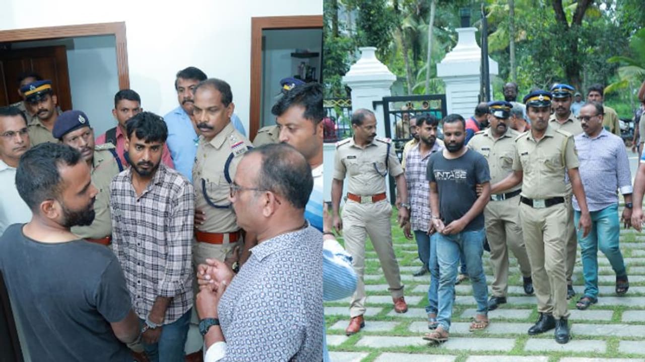 വീട് നോക്കിവെച്ചു, കവർന്നത് വജ്രവും സ്വർണവുമടക്കം 50 ലക്ഷത്തിന്റെ മുതൽ; യുപി സ്വദേശികളെ പൊക്കി, തെളിവെടുപ്പ് വീട് നോക്കിവെച്ചു, കവർന്നത് വജ്രവും സ്വർണവുമടക്കം 50 ലക്ഷത്തിന്റെ മുതൽ; യുപി സ്വദേശികളെ പൊക്കി, തെളിവെടുപ്പ്