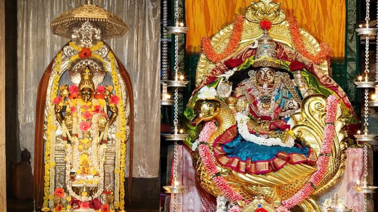 ವೈಭವದ ನವರಾತ್ರಿ ಉತ್ಸವ: ಶೃಂಗೇರಿ, ಹೊರನಾಡಿನಲ್ಲಿ ಶರನ್ನವರಾತ್ರಿ ಮಹೋತ್ಸವಕ್ಕೆ ಚಾಲನೆ ವೈಭವದ ನವರಾತ್ರಿ ಉತ್ಸವ: ಶೃಂಗೇರಿ, ಹೊರನಾಡಿನಲ್ಲಿ ಶರನ್ನವರಾತ್ರಿ ಮಹೋತ್ಸವಕ್ಕೆ ಚಾಲನೆ