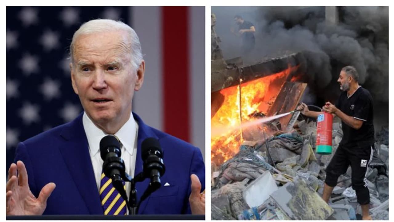 'ഗാസ ഇസ്രയേൽ കയ്യടക്കുന്നത് അബദ്ധം, പലസ്തീൻ അതോറിറ്റി നിലനിൽക്കണം'; ജോ ബൈഡൻ