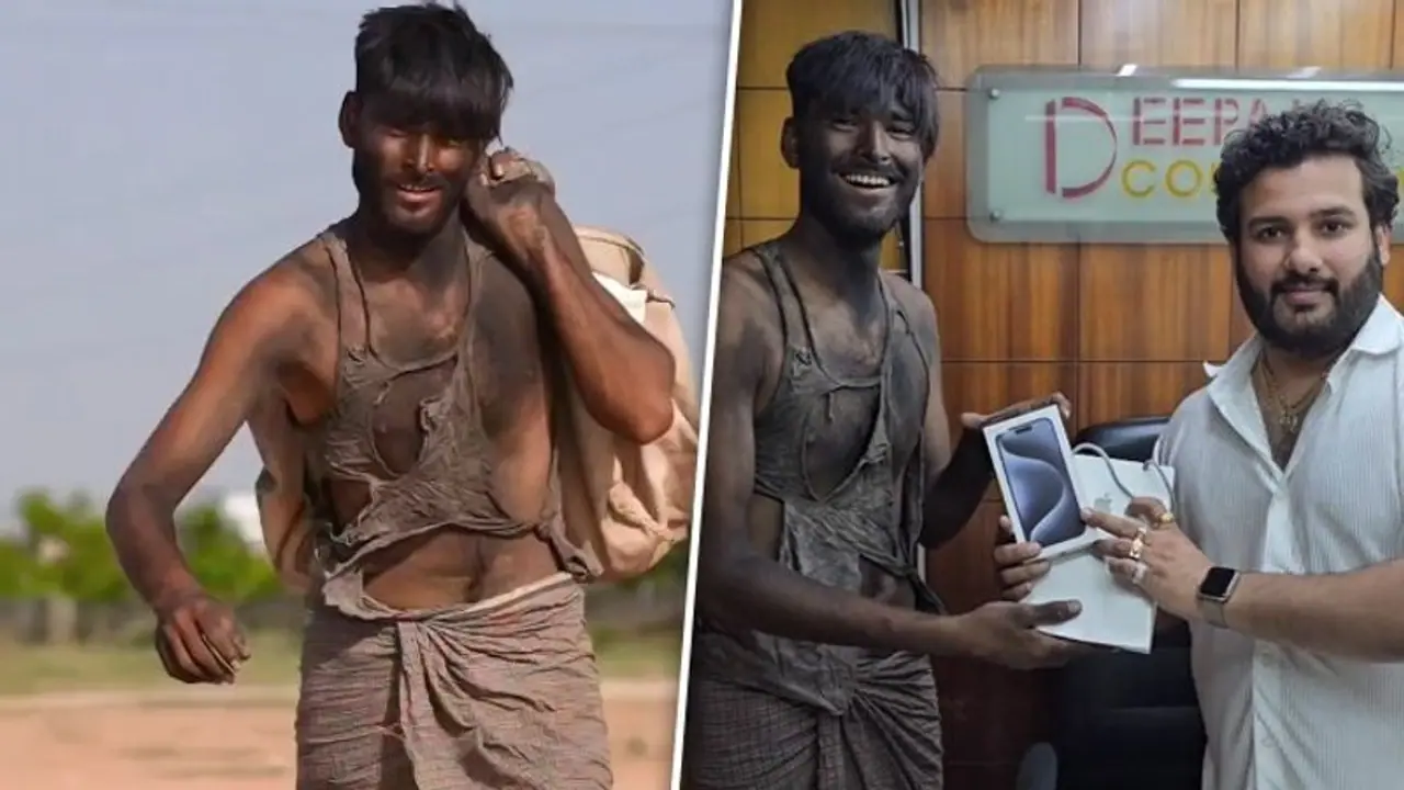 Viral video: Man dressed as beggar brings sack full of coins to buy iPhone 15 (WATCH) Viral video: Man dressed as beggar brings sack full of coins to buy iPhone 15 (WATCH)