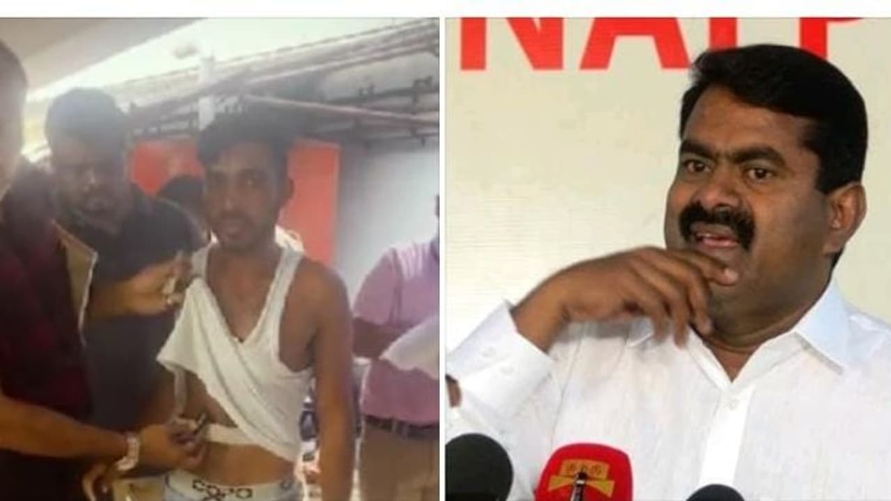 தமிழகத்தில் வடமாநில இளைஞர்கள் அரசு பணியாற்றுவது இப்படி தானா? முறைகேட்டிற்கு பின்னனியில் இருப்பது யார்.? சீமான்