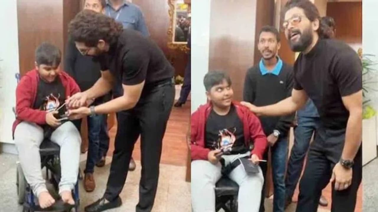 అభిమానిని చూసి చలించిపోయిన అల్లు అర్జున్, దగ్గరకు వచ్చిమరీ ఆటోగ్రాఫ్ ఇచ్చిన బన్ని అభిమానిని చూసి చలించిపోయిన అల్లు అర్జున్, దగ్గరకు వచ్చిమరీ ఆటోగ్రాఫ్ ఇచ్చిన బన్ని