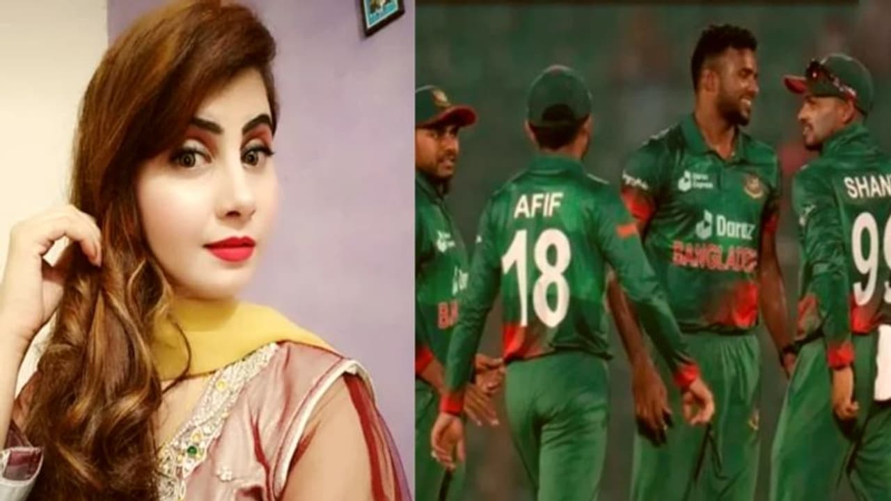 வங்கதேச அணி இந்தியாவை தோற்கடித்தால் தன்னுடன் மீன் குழம்பு உணவருந்தலாம் – பாகிஸ்தான் நடிகை!