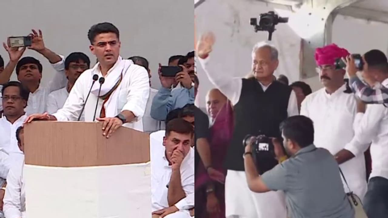 രാജസ്ഥാനിലെ സ്ഥാനാർഥി നിര്‍ണയം, പിടിമുറുക്കി ഗലോട്ടും സച്ചിനും, പ്രതിഷേധങ്ങളിൽ കരുതലോടെ കോണ്‍ഗ്രസ് നേതൃത്വം