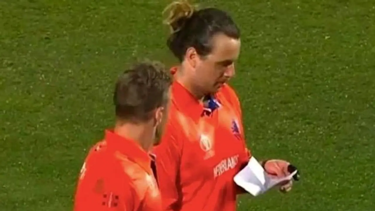 ODI World Cup 2023: How Netherlands' 'chit strategy' played a role in win over South Africa ODI World Cup 2023: How Netherlands' 'chit strategy' played a role in win over South Africa