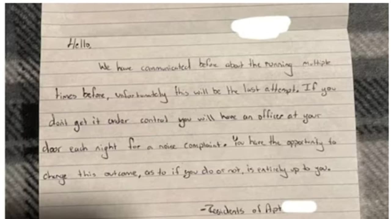 കുഞ്ഞ് കരഞ്ഞ് നിലവിളിച്ചു; അമ്മയ്ക്ക് അയല്‍ക്കാരന്‍റെ ഭീഷണി കത്ത്; പിന്നീട് സംഭവിച്ചത് !