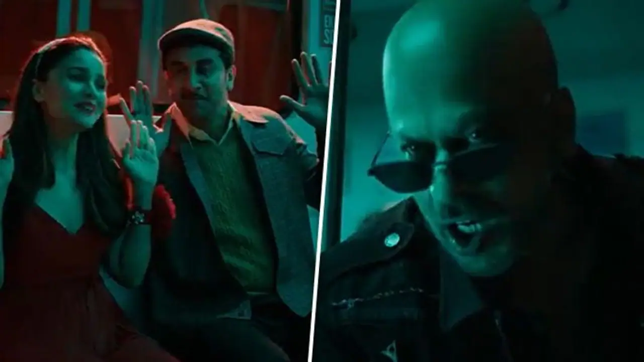 Shah Rukh Khan, Alia Bhatt, Ranbir Kapoor unite for hilarious Ad, recreate 'Jawan' scene WATCH Shah Rukh Khan, Alia Bhatt, Ranbir Kapoor unite for hilarious Ad, recreate 'Jawan' scene WATCH