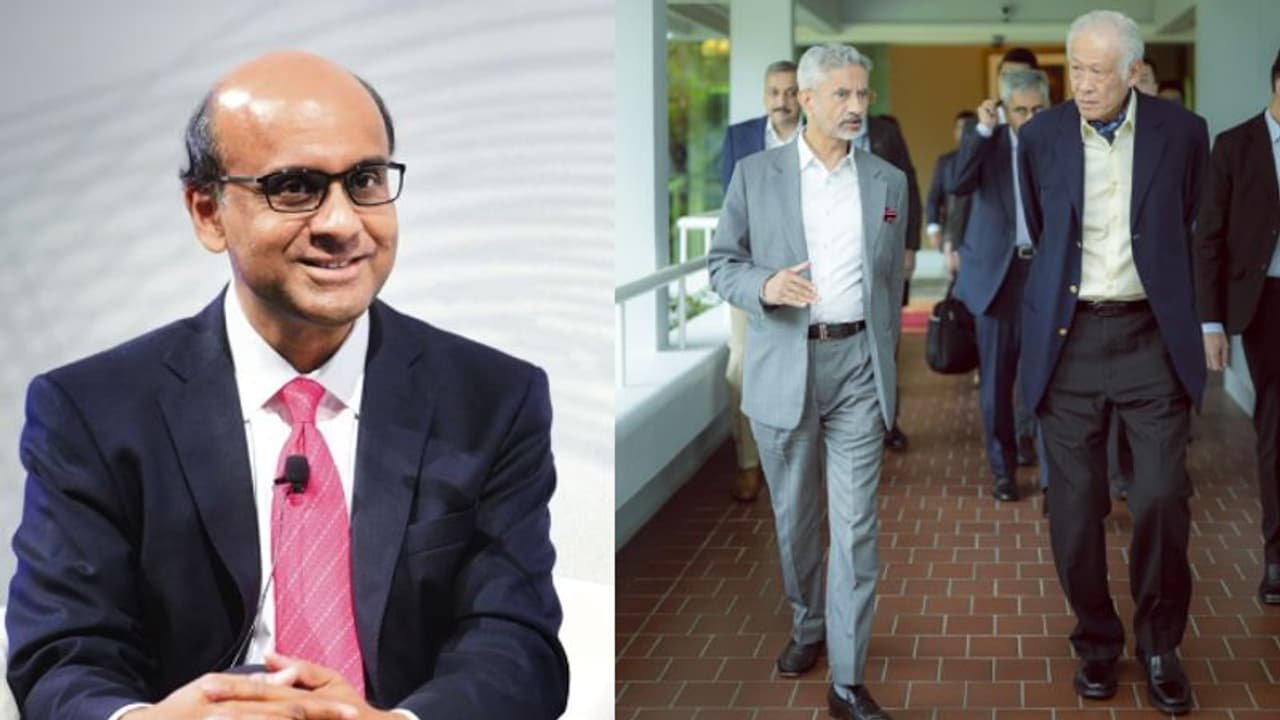 சிங்கப்பூர்.. அதிபர் தர்மன் சண்முகரத்தினத்தை சந்திக்கும் இந்திய அமைச்சர் ஜெய் சங்கர் எதற்காக இந்த சந்திப்பு? சிங்கப்பூர்.. அதிபர் தர்மன் சண்முகரத்தினத்தை சந்திக்கும் இந்திய அமைச்சர் ஜெய் சங்கர் எதற்காக இந்த சந்திப்பு?