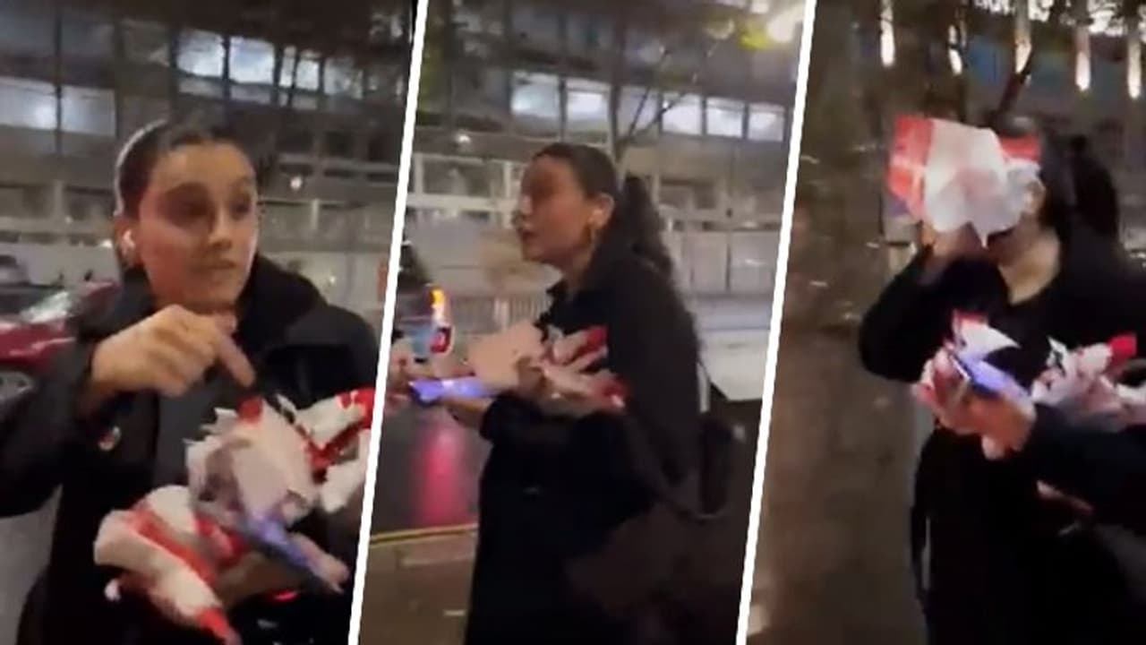 Woman tears down posters of missing Israeli children in London; demands proof of Hamas raping women (WATCH) Woman tears down posters of missing Israeli children in London; demands proof of Hamas raping women (WATCH)