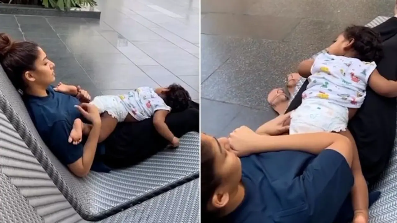 Jawan star Nayanthara and son Uyir's adorable video goes viral; fans overflow with delight Jawan star Nayanthara and son Uyir's adorable video goes viral; fans overflow with delight