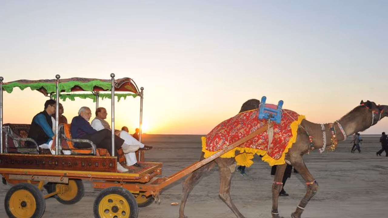 PM Modi 'absolutely thrilled' after Gujarat's Dhordo bags UN's 'Best Tourism Village' tag; shares pictures PM Modi 'absolutely thrilled' after Gujarat's Dhordo bags UN's 'Best Tourism Village' tag; shares pictures