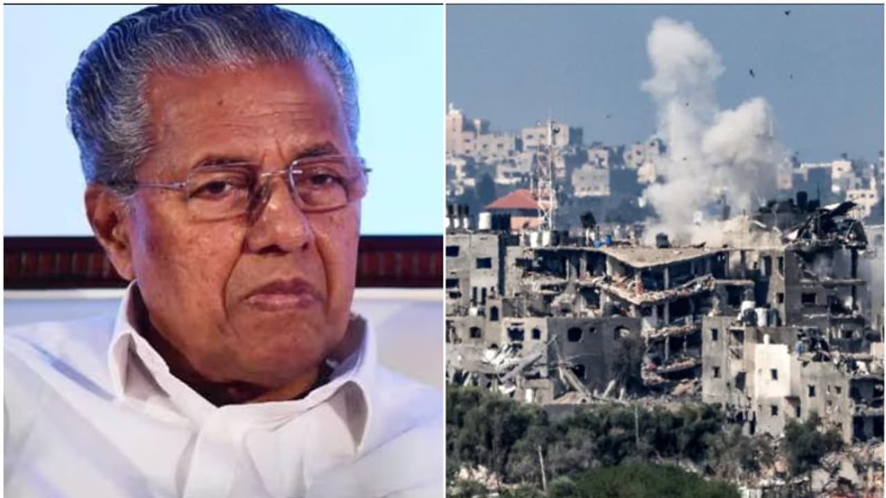 ഇസ്രയേൽ ആക്രമണത്തിൽ ബന്ധുക്കൾ കൊല്ലപ്പെട്ടു; പലസ്തീൻ വിദ്യാര്‍ഥിനിയെ ആശ്വസിപ്പിച്ച് മുഖ്യമന്ത്രി