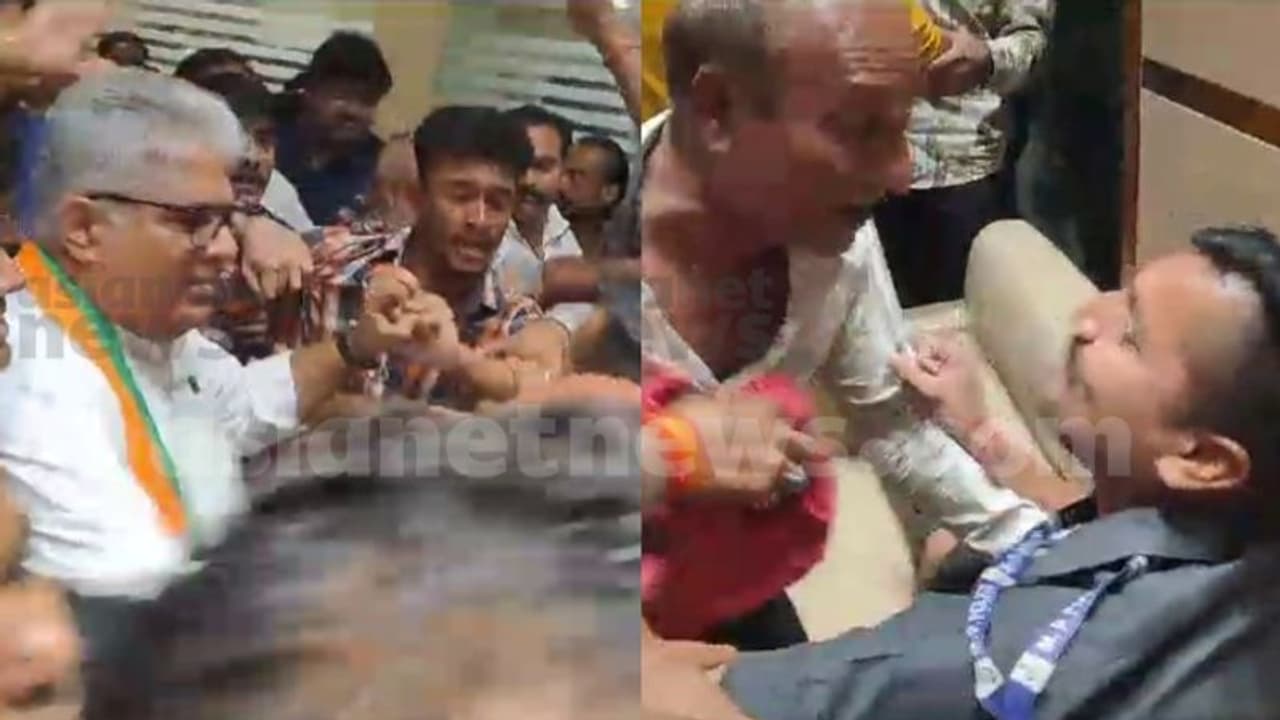 മധ്യപ്രദേശ് ബിജെപിയിൽ പൊട്ടിത്തെറി; കേന്ദ്രമന്ത്രിയെ വളഞ്ഞു, സുരക്ഷാ ജീവനക്കാരനെ മർദ്ദിച്ചു