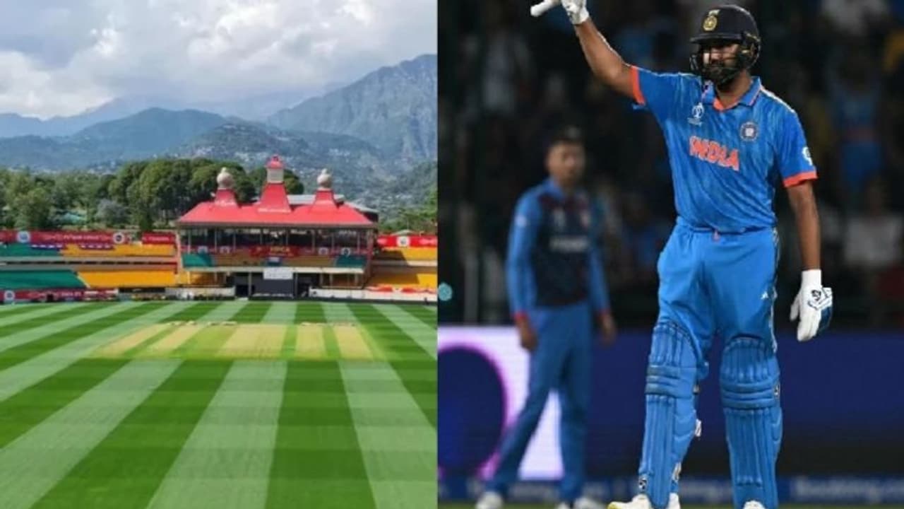 India vs New Zealand 21st Match Dharamsala: தரம்சாலா ஸ்டேடியம் – ரோகித் சர்மாவின் அதிகபட்ச ஸ்கோர் 14 ரன்கள்!