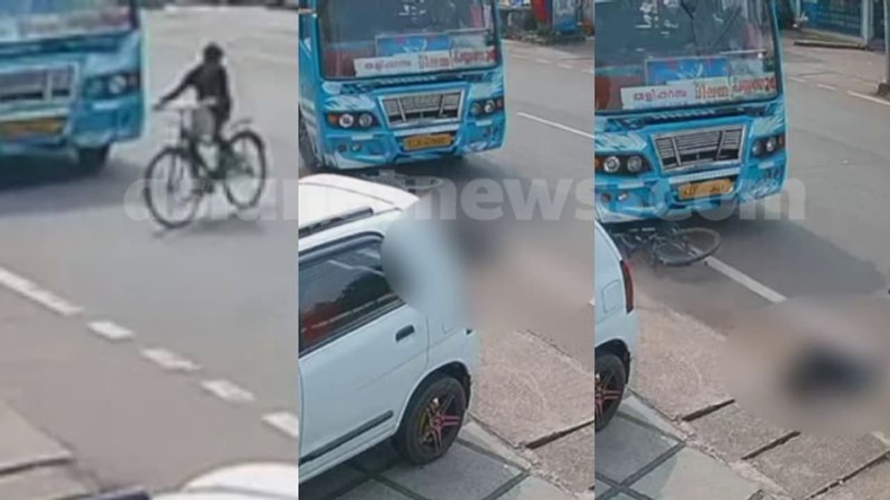 അമിതവേഗം: സ്വകാര്യ ബസിടിച്ച് സൈക്കിളിൽ പോയ 11 കാരന് ഗുരുതര പരിക്ക് ; ബസ് നാട്ടുകാർ തകർത്തു അമിതവേഗം: സ്വകാര്യ ബസിടിച്ച് സൈക്കിളിൽ പോയ 11 കാരന് ഗുരുതര പരിക്ക് ; ബസ് നാട്ടുകാർ തകർത്തു