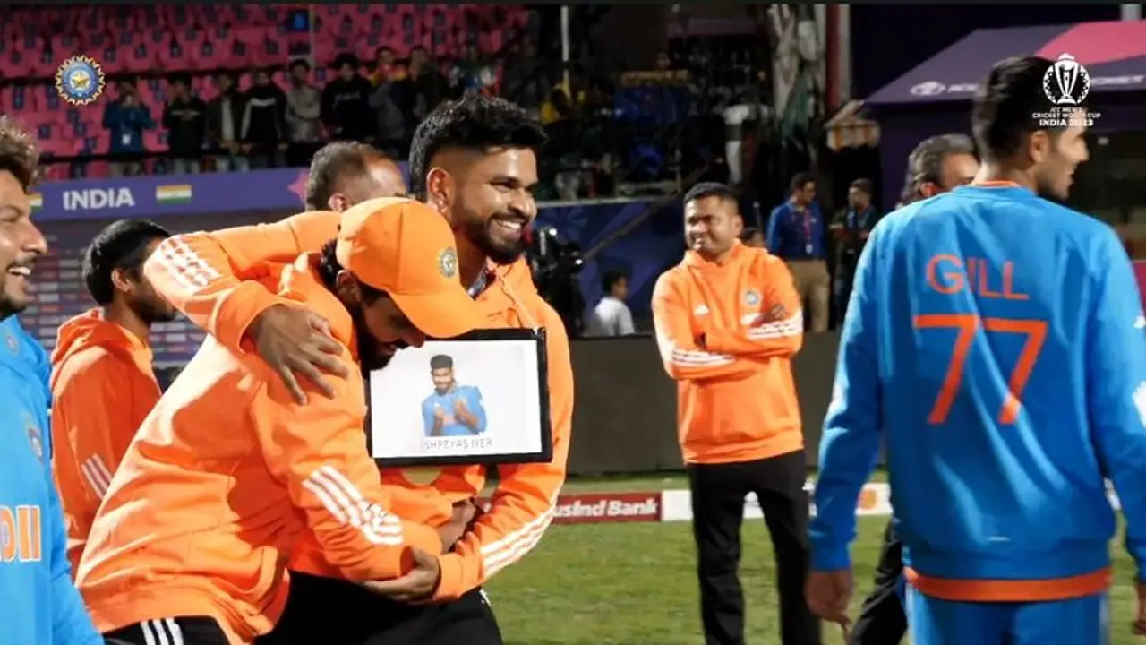 India vs New Zealand: Spidercam reveals Shreyas Iyer as 'Best Fielder' of WC clash in dramatic fashion (WATCH) India vs New Zealand: Spidercam reveals Shreyas Iyer as 'Best Fielder' of WC clash in dramatic fashion (WATCH)