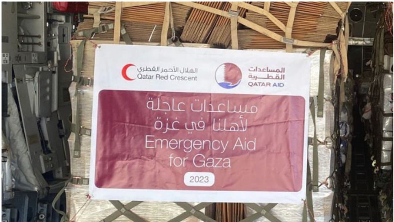 പലസ്തീന് വീണ്ടും സഹായവുമായി ഖത്തര്; 87 ടണ് ദുരിതാശ്വാസ വസ്തുക്കളുമായി രണ്ടു വിമാനങ്ങള് അയച്ചു പലസ്തീന് വീണ്ടും സഹായവുമായി ഖത്തര്; 87 ടണ് ദുരിതാശ്വാസ വസ്തുക്കളുമായി രണ്ടു വിമാനങ്ങള് അയച്ചു