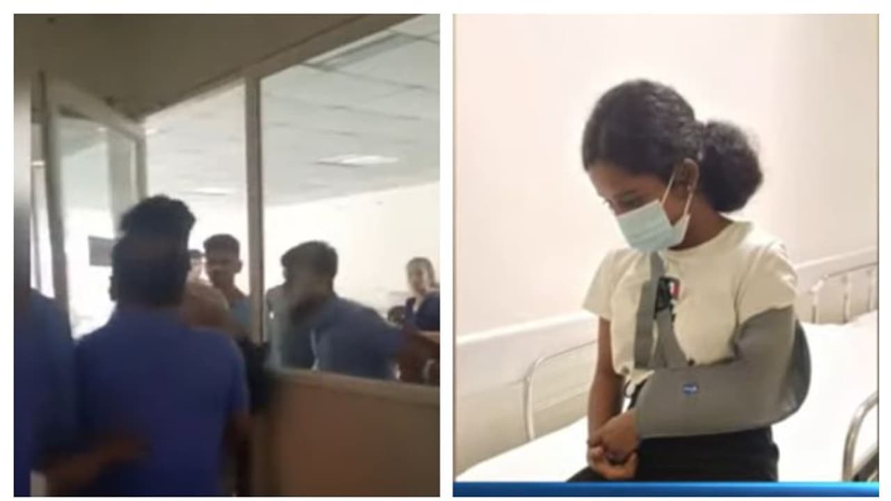 കാറിനെച്ചൊല്ലി തര്ക്കം; മാരുതി ട്രൂ വാല്യു ഷോറൂമിൽ യുവതികളെയടക്കം പൂട്ടിയിട്ട് മർദിച്ച കേസിൽ പ്രതികൾ ഒളിവിൽ കാറിനെച്ചൊല്ലി തര്ക്കം; മാരുതി ട്രൂ വാല്യു ഷോറൂമിൽ യുവതികളെയടക്കം പൂട്ടിയിട്ട് മർദിച്ച കേസിൽ പ്രതികൾ ഒളിവിൽ