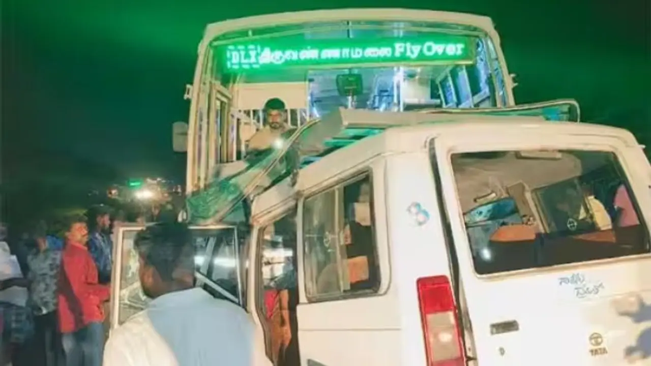 7 dead, several injured in fatal collision between car and bus in Tamil Nadu