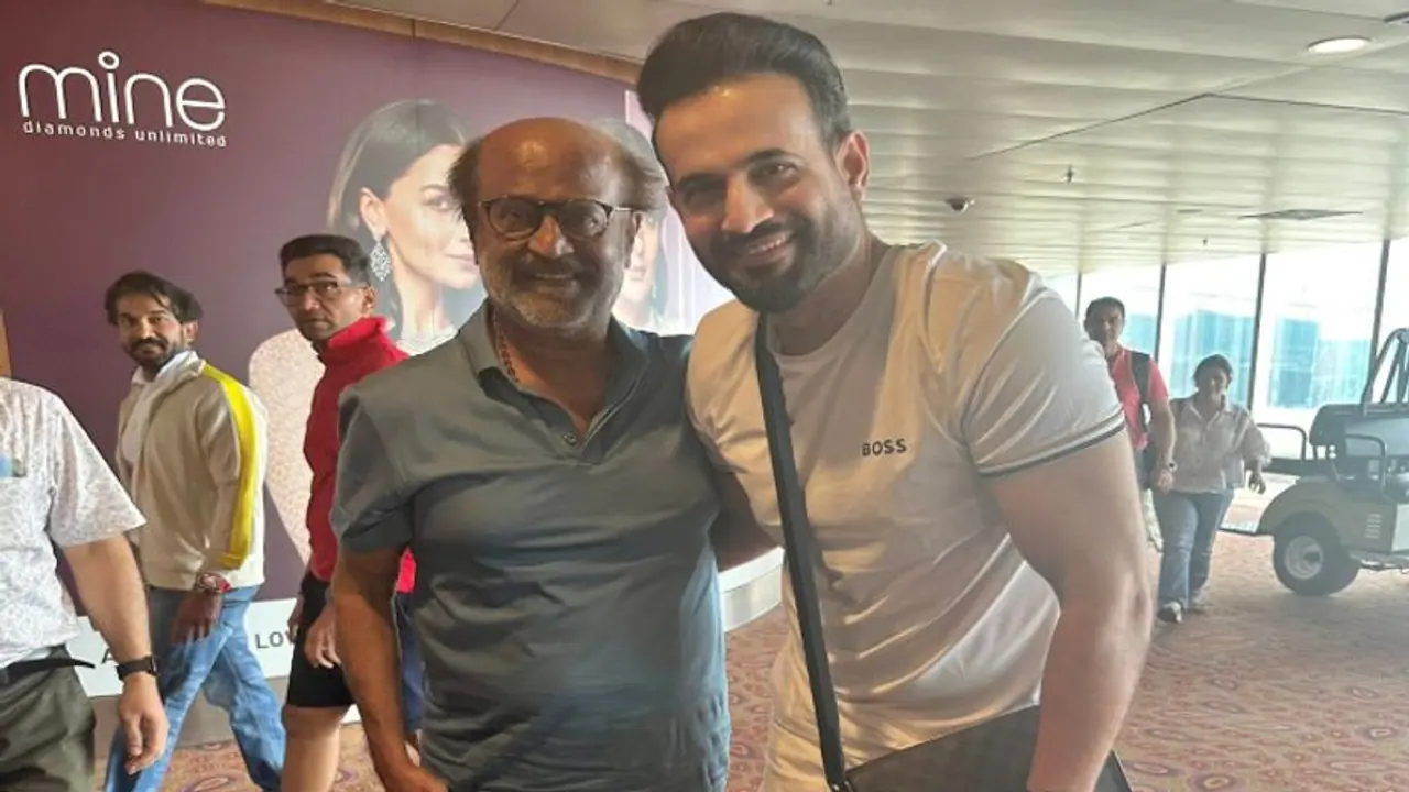 மிகப்பெரிய சூப்பர் ஸ்டார் – இந்த கிரகத்தில் எளிமையான மனிதர் – ரஜினியை சந்தித்த இர்பான் பதான்!