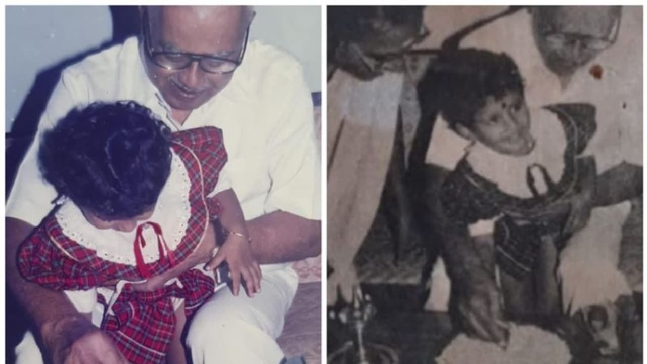 'നായനാര്‍ അപ്പൂപ്പന്‍ എഴുത്തിനിരുത്തിയ കുട്ടി': അത്യപൂര്‍വ്വ നിമിഷം പങ്കുവച്ച് താരം.!