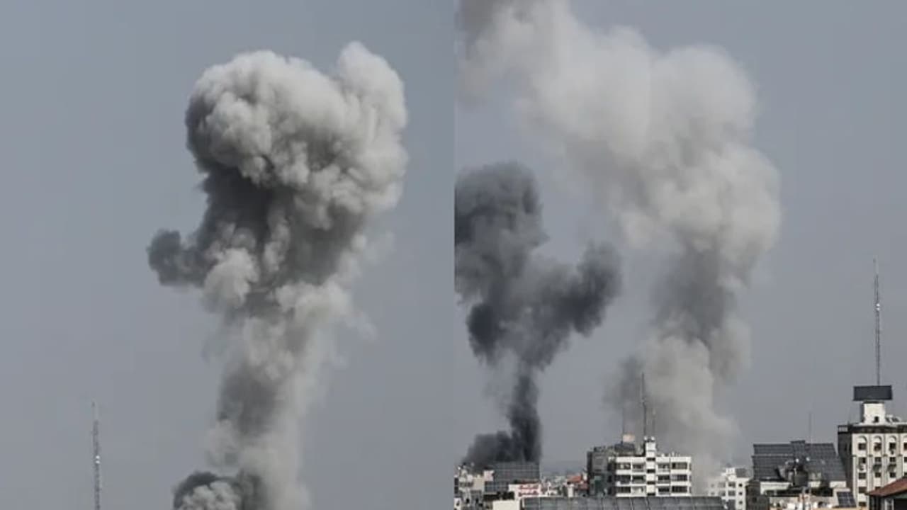 സിറിയയില് ഇസ്രയേലിന്റെ വ്യോമാക്രമണം; റോക്കറ്റ് ആക്രമണത്തിനുള്ള തിരിച്ചടിയെന്ന് ഇസ്രയേല് സൈന്യം സിറിയയില് ഇസ്രയേലിന്റെ വ്യോമാക്രമണം; റോക്കറ്റ് ആക്രമണത്തിനുള്ള തിരിച്ചടിയെന്ന് ഇസ്രയേല് സൈന്യം