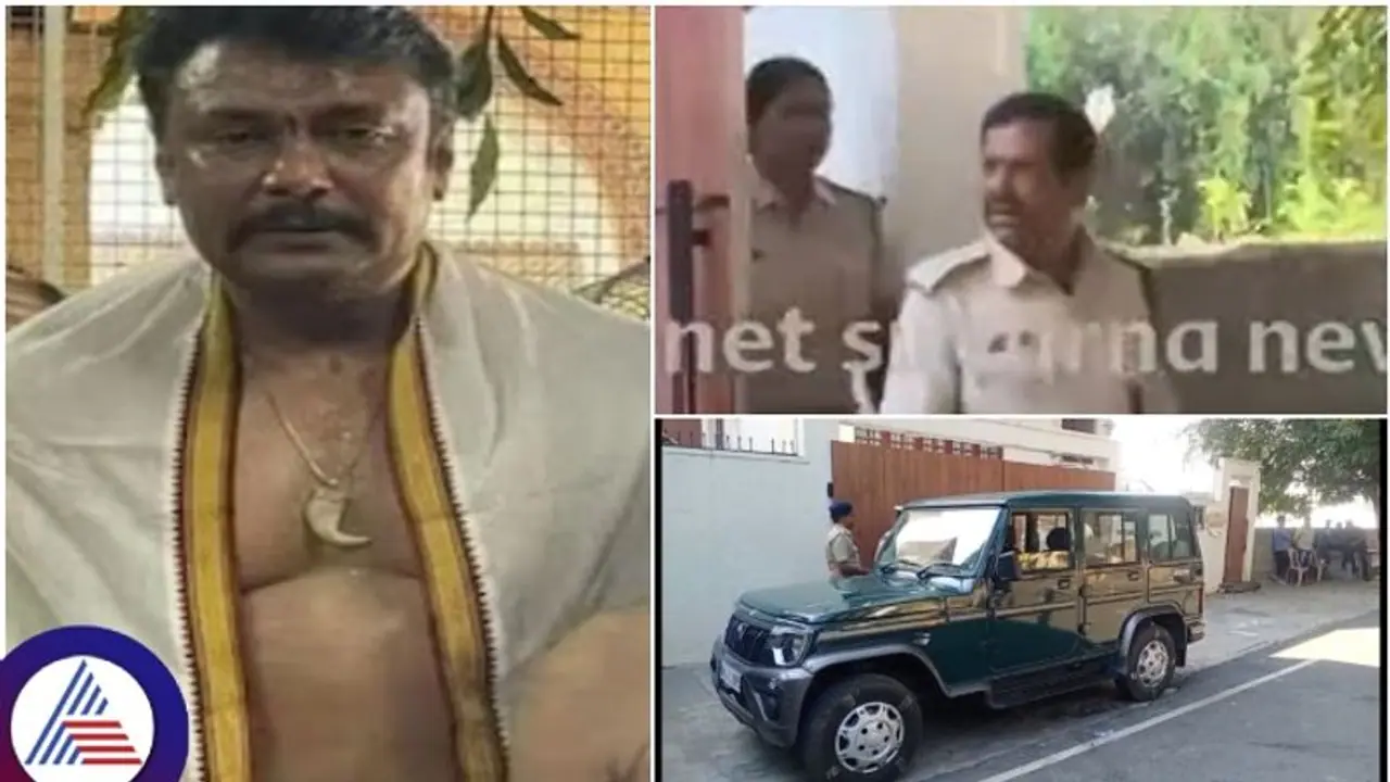 Bengaluru: Forest officers raid actor Darshan Thoogudeepa's residence amid Tiger claw pendant row Bengaluru: Forest officers raid actor Darshan Thoogudeepa's residence amid Tiger claw pendant row