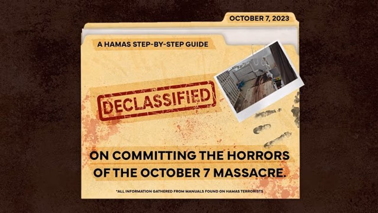 Declassified: Israel shares step by step guide of Hamas' inhumane and barbaric October 7 massacre Declassified: Israel shares step by step guide of Hamas' inhumane and barbaric October 7 massacre