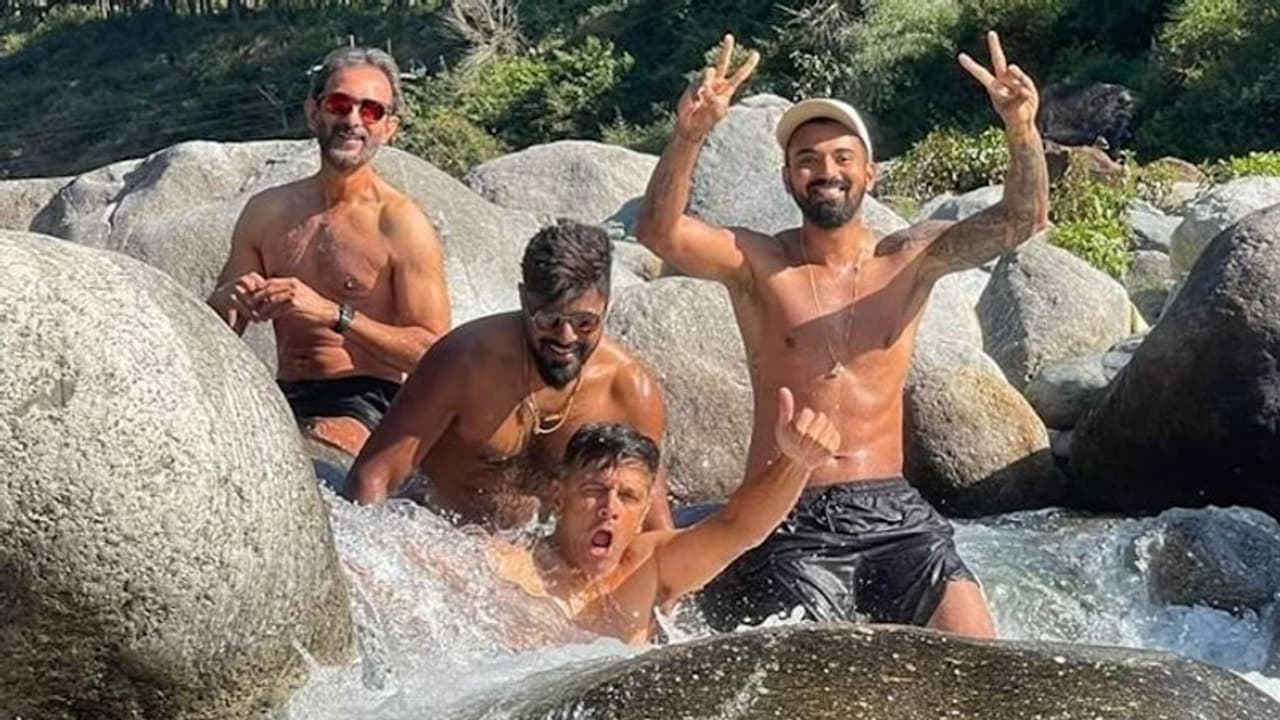 Rahul Dravid takes center stage in KL Rahul's Himalayan river adventure (WATCH)