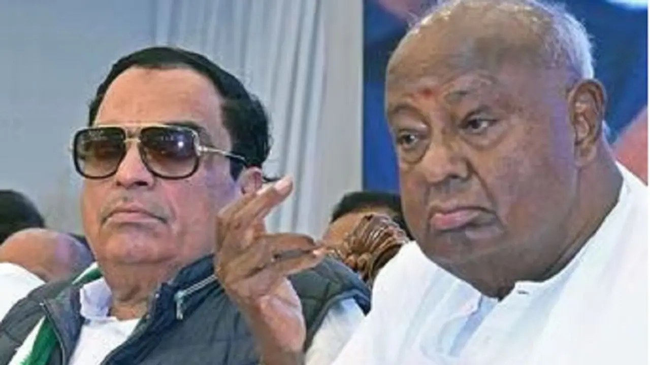 CM Ibrahim expells HD Deve Gowda from JDS presidency, rebel camp appoints CK Nanu as new chief