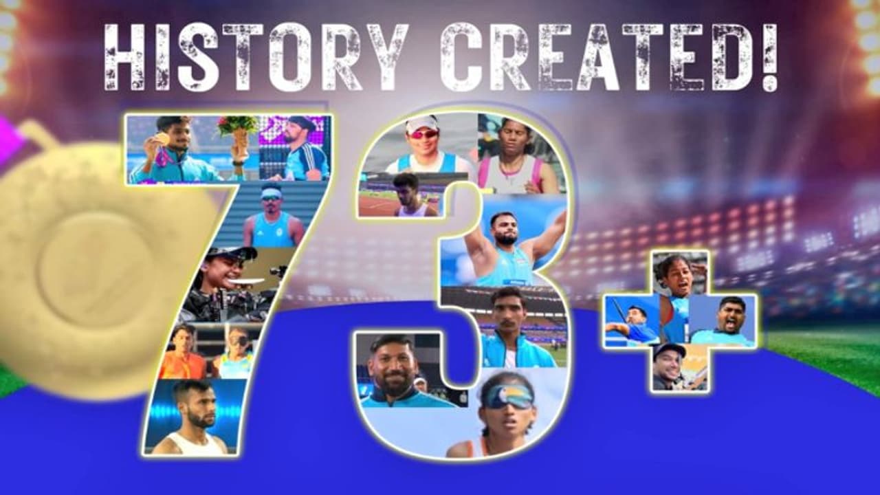 2022 Asian Para Games: வரலாற்றில் முதல் முறையாக ஆசிய பாரா விளையாட்டு போட்டியில் 73+ பதக்கங்கள் வென்று சாதனை! 2022 Asian Para Games: வரலாற்றில் முதல் முறையாக ஆசிய பாரா விளையாட்டு போட்டியில் 73+ பதக்கங்கள் வென்று சாதனை!