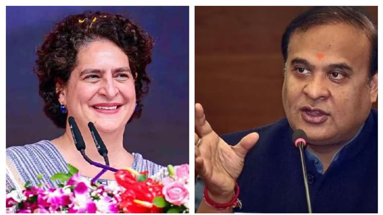 പ്രിയങ്കഗാന്ധിക്കും ഹിമന്ദ ബിശ്വശർമയ്ക്കും തെരഞ്ഞെടുപ്പ് കമ്മീഷൻ നോട്ടീസ് പ്രിയങ്കഗാന്ധിക്കും ഹിമന്ദ ബിശ്വശർമയ്ക്കും തെരഞ്ഞെടുപ്പ് കമ്മീഷൻ നോട്ടീസ്