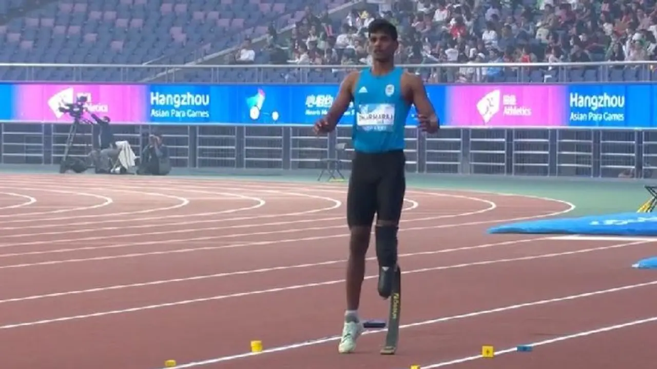 Asian Para Games 2023: Solairaj Dharmaraj bags 25th gold medal for India after win in long jump T64 category Asian Para Games 2023: Solairaj Dharmaraj bags 25th gold medal for India after win in long jump T64 category