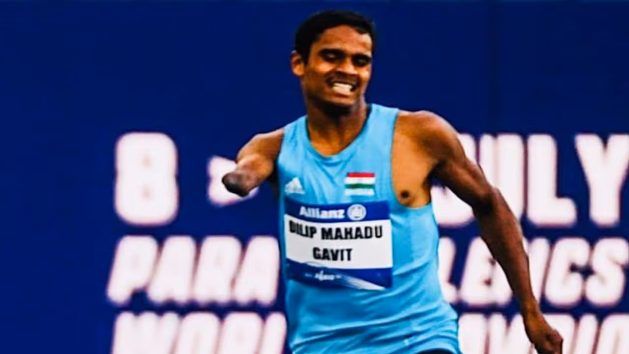 Asian Para Games 2022: 400மீ T47 பிரிவில் இந்தியாவிற்கு 100ஆவது பதக்கத்தை பெற்றுக் கொடுத்த திலீப் மஹது காவிட்! Asian Para Games 2022: 400மீ T47 பிரிவில் இந்தியாவிற்கு 100ஆவது பதக்கத்தை பெற்றுக் கொடுத்த திலீப் மஹது காவிட்!