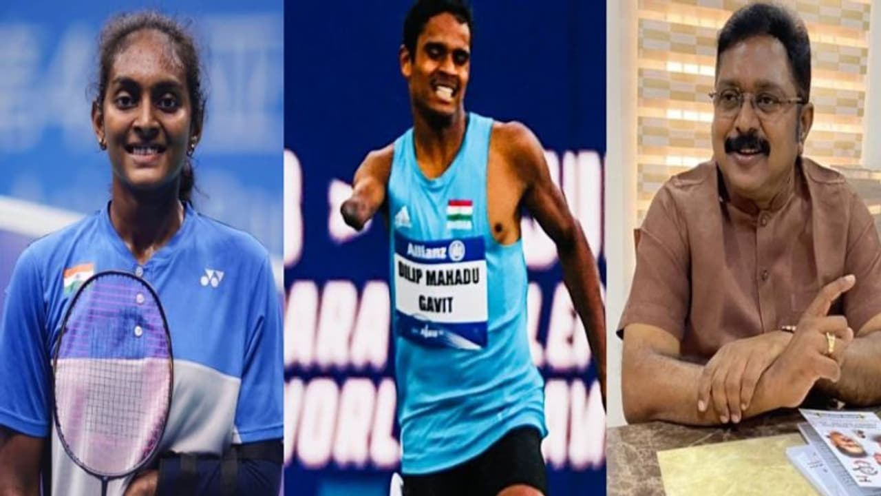 ஆசிய பாரா விளையாட்டில் தங்கம் வென்ற தர்மராஜ் சோலைராஜ், துளசிமதி முருகேசனுக்கு டிடிவி தினகரன் வாழ்த்து!