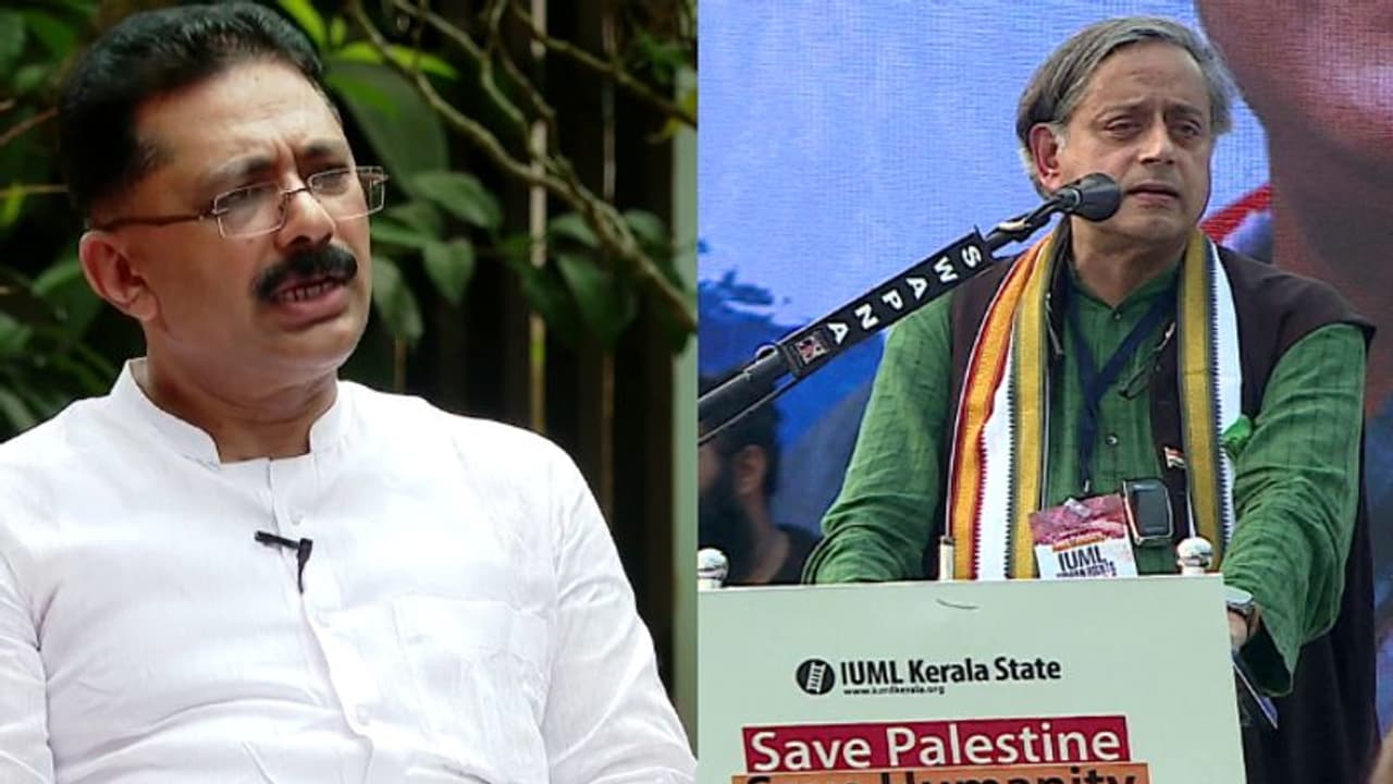 'ശശി തരൂര് ഇസ്രയേലിന്റെ രഹസ്യ കാമുകന്, ലീഗ് വടികൊടുത്ത് അടി വാങ്ങി' കെ.ടി ജലീല് 'ശശി തരൂര് ഇസ്രയേലിന്റെ രഹസ്യ കാമുകന്, ലീഗ് വടികൊടുത്ത് അടി വാങ്ങി' കെ.ടി ജലീല്