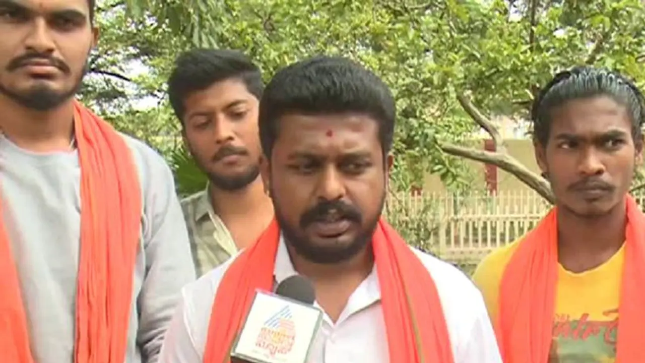 ಶಾಖಾದ್ರಿ ಮನೆಯಲ್ಲಿ ಚಿರತೆ ಜಿಂಕೆ ಚರ್ಮ ಪತ್ತೆಯಾಗಿದ್ರು ಬಂಧನ ಯಾಕಿಲ್ಲ: ಶ್ರೀರಾಮಸೇನೆ ಪ್ರಶ್ನೆ