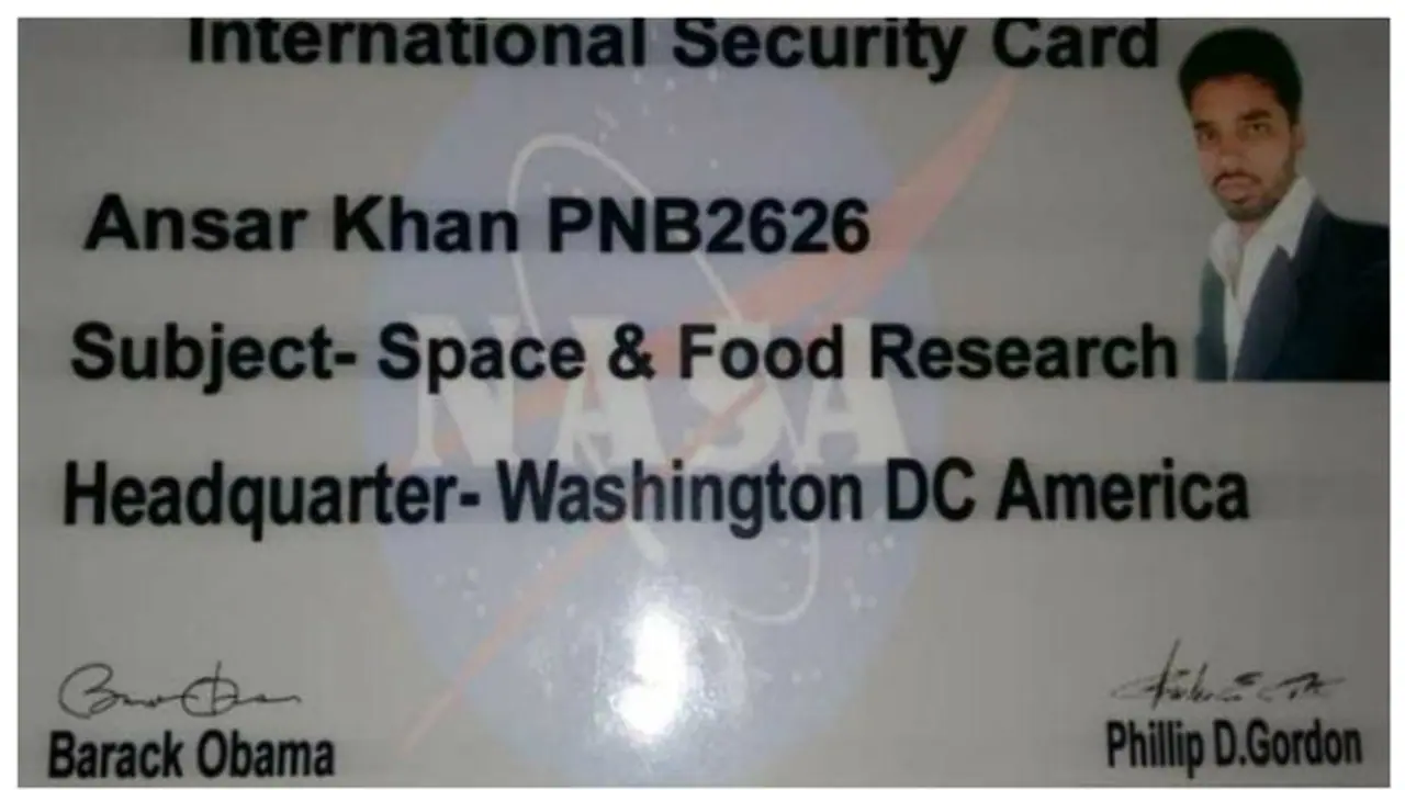 ನಾಸಾದಲ್ಲಿ 1.85 ಕೋಟಿ ರೂ ಉದ್ಯೋಗ ಪಡೆದ ಯುವಕನ ಸುಳ್ಳಿನ ಕಥೆ ಬಿಚ್ಚಿಟ್ಟ ಅಮೆರಿಕ ಅಧ್ಯಕ್ಷರ ಸಹಿಯ ಐಡಿ ಕಾರ್ಡ್! ನಾಸಾದಲ್ಲಿ 1.85 ಕೋಟಿ ರೂ ಉದ್ಯೋಗ ಪಡೆದ ಯುವಕನ ಸುಳ್ಳಿನ ಕಥೆ ಬಿಚ್ಚಿಟ್ಟ ಅಮೆರಿಕ ಅಧ್ಯಕ್ಷರ ಸಹಿಯ ಐಡಿ ಕಾರ್ಡ್!