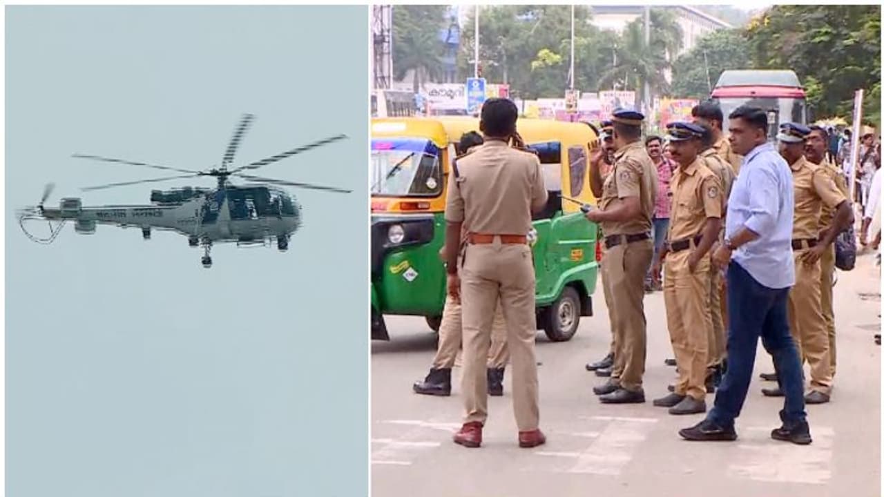 ഹെലികോപ്റ്ററിൽ സൈന്യത്തിന്‍റെ നിരീക്ഷണ പറക്കൽ; ചെക്ക് പോസ്റ്റുകളിൽ പരിശോധന, കനത്ത സുരക്ഷയില്‍ സംസ്ഥാനം