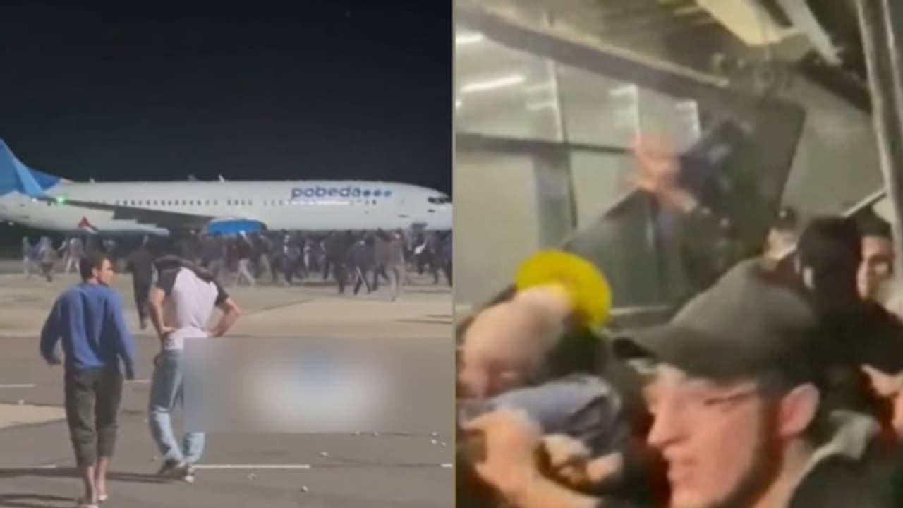 ഇരച്ചുകയറിയത് നൂറുകണക്കിന് പേര്!, റഷ്യന് വിമാനത്താവളത്തില് ഇസ്രയേല് യാത്രക്കാര്ക്കുനേരെ ആക്രമണ ശ്രമം ഇരച്ചുകയറിയത് നൂറുകണക്കിന് പേര്!, റഷ്യന് വിമാനത്താവളത്തില് ഇസ്രയേല് യാത്രക്കാര്ക്കുനേരെ ആക്രമണ ശ്രമം