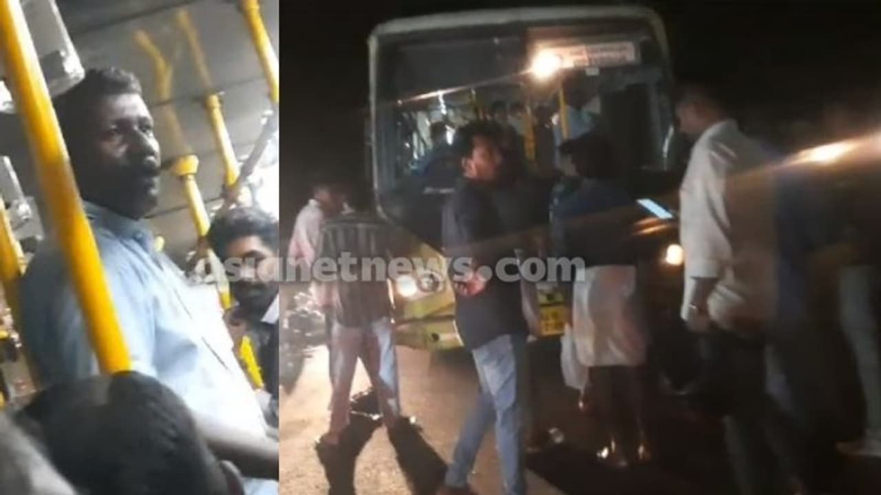 ടിക്കറ്റിന്റെ ബാക്കി പണം കൊടുത്തില്ല: കെഎസ്ആർടിസി ബസിൽ യാത്രക്കാരനും കണ്ടക്ടറും തമ്മിൽ സംഘർഷം