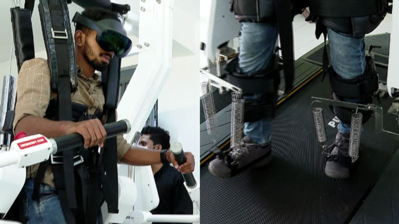 നട്ടെല്ലിന് പരിക്കേറ്റവര്ക്ക് ആശ്വാസ വാര്ത്ത!, നടന്നു പരിശീലിക്കാന് ഇനി ജീ ഗെയ്റ്റര് റോബോട്ട് നട്ടെല്ലിന് പരിക്കേറ്റവര്ക്ക് ആശ്വാസ വാര്ത്ത!, നടന്നു പരിശീലിക്കാന് ഇനി ജീ ഗെയ്റ്റര് റോബോട്ട്