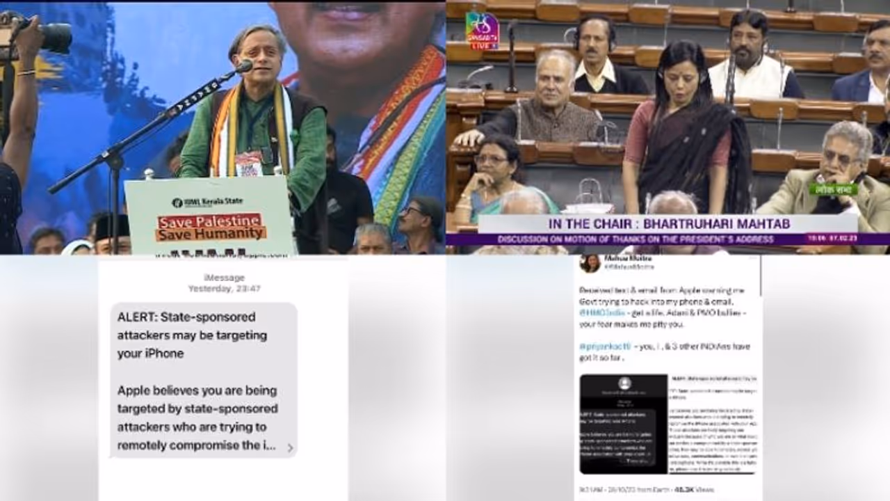 'സര്ക്കാര് സ്പോണ്സേര്ഡ് ടാപ്പിംഗ്' ഫോണും ഇമെയിലും കേന്ദ്രം ചോർത്തിയെന്ന് ശശി തരൂരും മഹുവ മൊയ്ത്രയും 'സര്ക്കാര് സ്പോണ്സേര്ഡ് ടാപ്പിംഗ്' ഫോണും ഇമെയിലും കേന്ദ്രം ചോർത്തിയെന്ന് ശശി തരൂരും മഹുവ മൊയ്ത്രയും