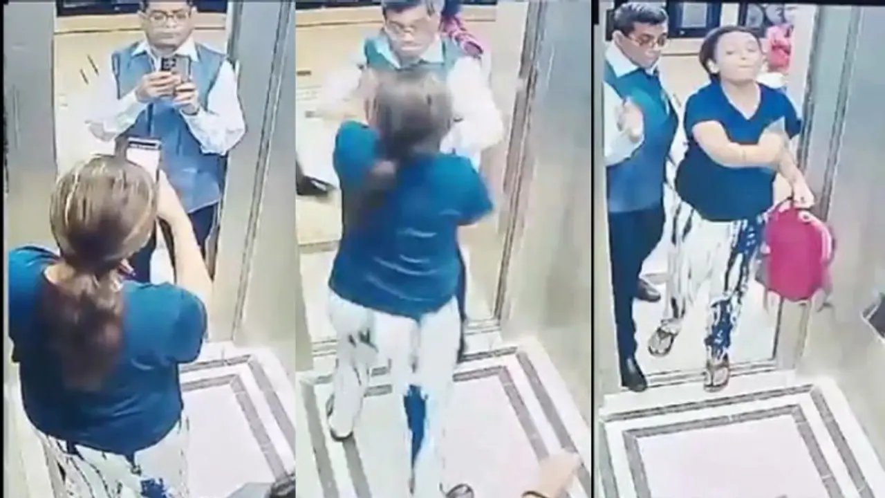 ಸಾಕು ನಾಯಿ ಲಿಫ್ಟ್‌ನೊಳಗೆ ಕರೆದೊಯ್ಯಲು ಜಗಳ; ನಿವೃತ್ತ ಐಎಎಸ್ ಅಧಿಕಾರಿ ಕುಟುಂಬದ ನಡುವೆ ಹೊಡೆದಾಟ: ವಿಡಿಯೋ ವೈರಲ್‌