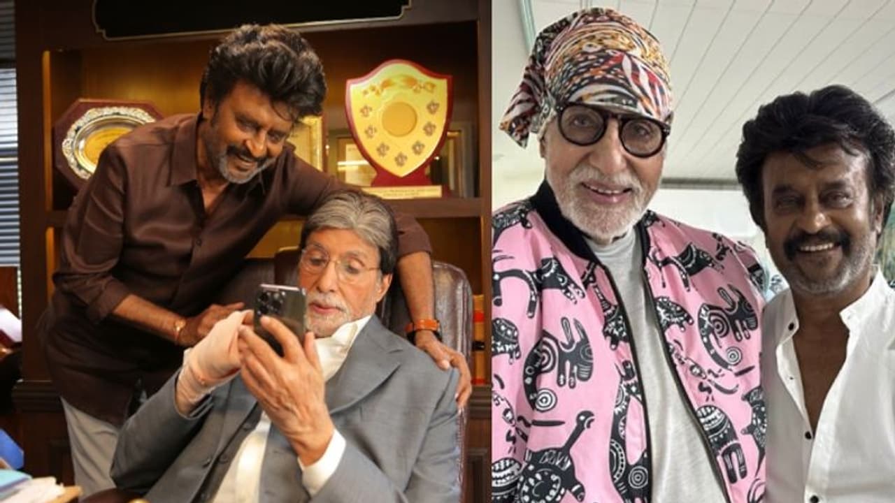 ആവേശം ഇരട്ടിക്കും! ഇതാണ്, 'തലൈവര് 170' ലെ അമിതാഭ് ബച്ചന്റെ കഥാപാത്രം ആവേശം ഇരട്ടിക്കും! ഇതാണ്, 'തലൈവര് 170' ലെ അമിതാഭ് ബച്ചന്റെ കഥാപാത്രം