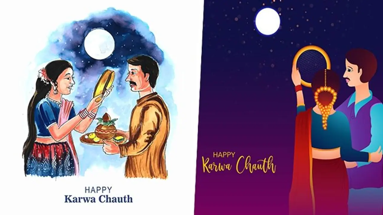 Karwa Chauth 2023 Wishes: Messages, images, Facebook/WhatsApp status and quotes to share Karwa Chauth 2023 Wishes: Messages, images, Facebook/WhatsApp status and quotes to share