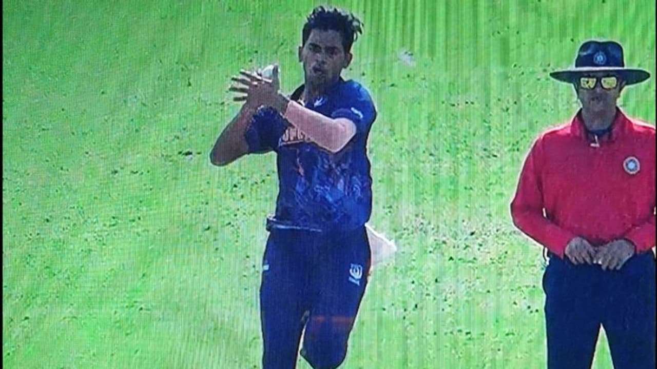 ഇന്ത്യയുടെ അടുത്ത വജ്രായുധമോ, മുഷ്താഖ് അലി ടി20യിൽ 153 കിലോ മീറ്റർ വേഗത്തിൽ പന്തെറിഞ്ഞ് ഞെട്ടിച്ച് യുവ പേസർ ഇന്ത്യയുടെ അടുത്ത വജ്രായുധമോ, മുഷ്താഖ് അലി ടി20യിൽ 153 കിലോ മീറ്റർ വേഗത്തിൽ പന്തെറിഞ്ഞ് ഞെട്ടിച്ച് യുവ പേസർ