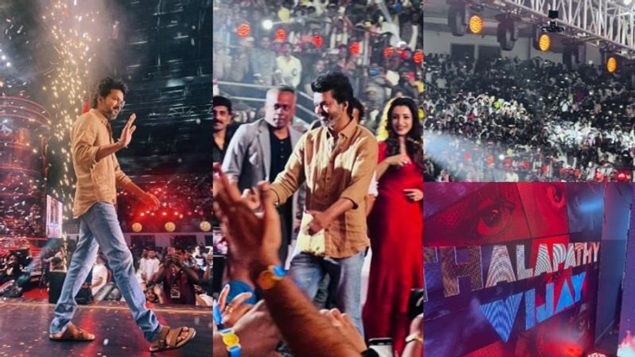 എത്തി, നായകന്‍! ആവേശക്കൊടുമുടിയില്‍ 'ലിയോ' സക്സസ് മീറ്റ്: വീഡിയോ